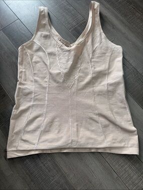 barely there Light Beige Sculpting V-Neck Shaping Tank